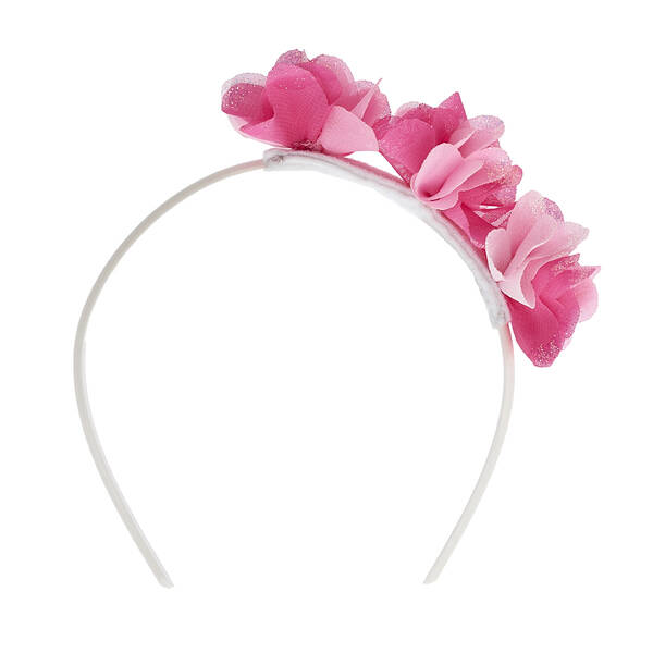 Pink Flowers Headband